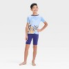 Boys' Bluey 3pc Pajama Set - Blue - image 3 of 4