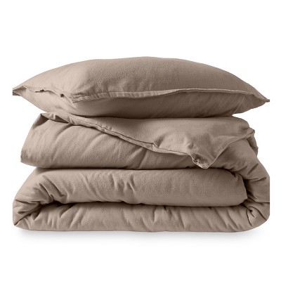 Cotton Flannel Duvet Cover & Sham Set by Bare Home