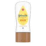 Johnson's Baby Oil Gel, Moisturizing Massage Mineral Oil, Shea & Cocoa Butter, Dry Skin Relief - 6.5 fl oz