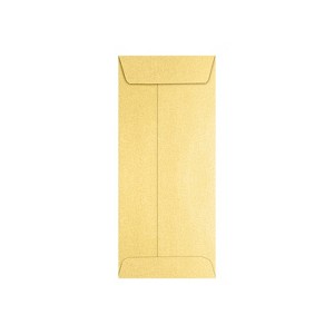 LUX #10 Open End Envelopes (4 1/8 x 9 1/2) 50/Pack Gold Metallic (7716-07-50) - 1 of 2