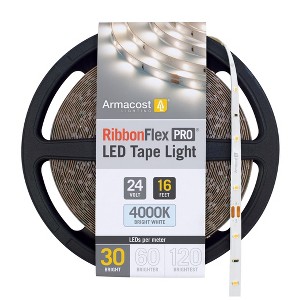 Armacost Lighting RibbonFlex Pro 24V White LED Strip Light Tape 30 LED/m Cabinet Lights - 1 of 1