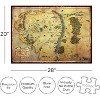 Aquarius Puzzles The Hobbit Map 1000 Piece Jigsaw Puzzle - 2 of 3