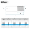 Unique Bargains 304 Stainless Steel Durable Multipurpose Precision Structure Mechanical Fasteners - 3 of 4