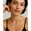 Molenia Dainty Heart Necklace for Women: 14k Gold Plated 925 Sterling Silver Everyday Charm Cute Choker Jewelry Romantic Anniversary Gifts for Her - 4 of 4