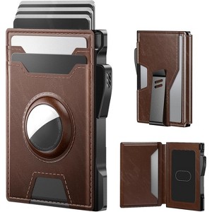 Paaaawaters typecase Wallet for Men: Rfid-blocking with Money Clip Slim Leather Bifold ID Window Smart Pop Up Card - 1 of 4
