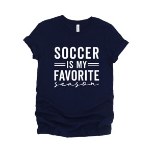 Simply Sage Market Soccer Is My Favorite Season Short Sleeve Tee - 1 of 4