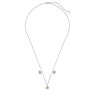 SHINE by Sterling Forever Sterling Silver Half Halo Opal Pendant Necklace - 2 of 2