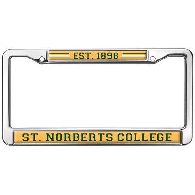 St. Norbert College School Logo Full Size Standard License Plate Metal Frame