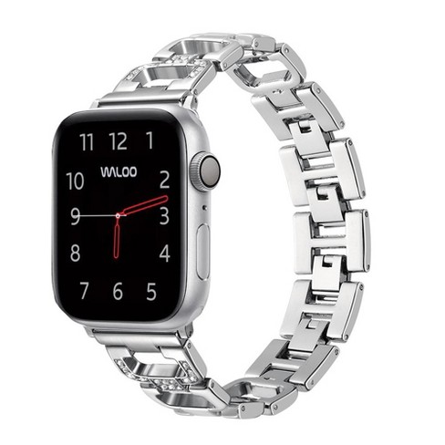 Worryfree Gadgets Apple Watch Band Metal Strap Diamond Rhinestone