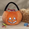 Personalization Mall Cheerful Pumpkin Reflective Boy Halloween Treat Bag - 2 of 3