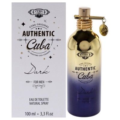 Cuba Authentic Dark Men's EDT Spray - 3.3 fl oz