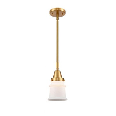 Canton - 1 Light Stem Hung Mini Pendant In Industrial Style-11.13 Inches Tall and 6.5 Inches Wide