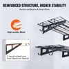Munora 48" x 24" Heavy Duty Wall Mounted Garage Shelving (2-Pack) - 500 lbs Total Capacity Storage Rack - 3 of 4