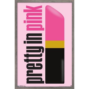 Trends International PRETTY IN PINK - LOGO Framed Wall Poster Prints - 1 of 4