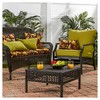Kensington Garden 17"x44" Outdoor Bench Cushion - 3 of 4