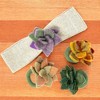 Slickblue Fun Hand-Felted Succulent Napkin Rings - 4-Pack, 3" Tall, Unique Craft - 2 of 3
