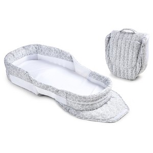 Baby Delight Snuggle Nest Dream Portable Infant Sleeper - Gray Scribbles