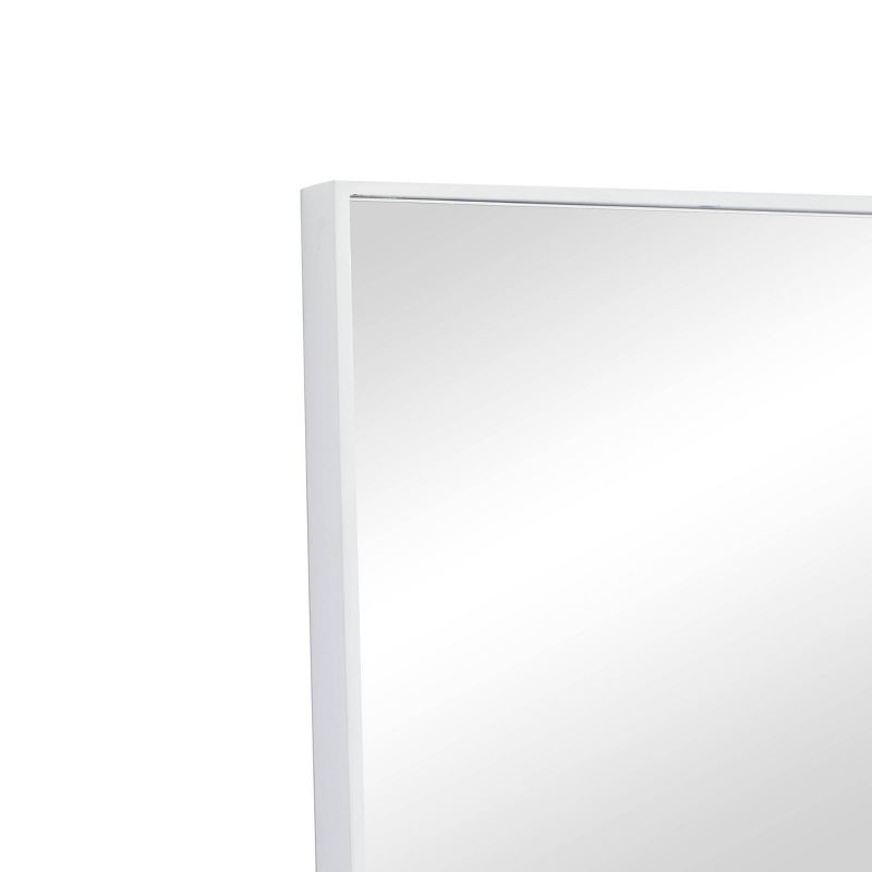 Contemporary Wood Rectangle Shaped Wall Mirror with Thin Minimalistic Frame - Olivia & May, 4 of 6