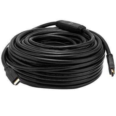 Monoprice Active HDMI Cable - 131 Feet - Black, 1080i @ 60Hz, 4.95Gbps, 24AWG, CL2 - Commercial Series