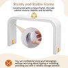 Modern Minimalist Arch-Shaped MDF Console Table And Stable Frame,Living Room Table,Living Room Furniture Ideas-Cuddlewood - 3 of 4