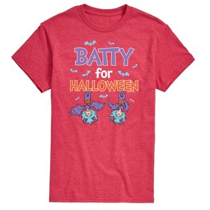 Men's - Dr. Seuss - Batty For Halloween Thing 1 and Thing 2 Short Sleeve Graphic T-Shirt - 1 of 4