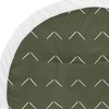 Sweet Jojo Designs Boy or Girl Gender Neutral Unisex Baby Tummy Time Playmat Woodland Arrow Green and White - 3 of 4
