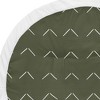 Sweet Jojo Designs Boy or Girl Gender Neutral Unisex Baby Tummy Time Playmat Woodland Arrow Green and White - image 3 of 4