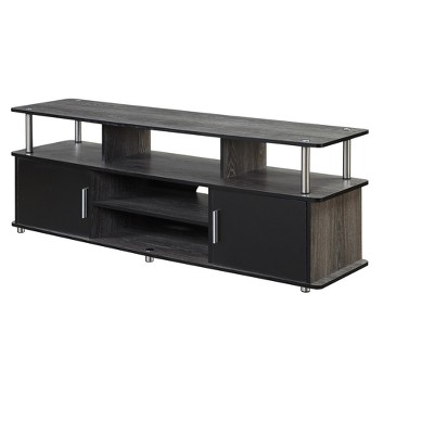 Monterey TV Stand for TVs up to 60" Weathered Gray/Black - Breighton Home