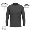 Fort Valley State University Adult Sport Long Sleeve Shirt Primary Logo, Athletic Heather - 4 of 4