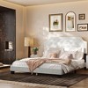Famapy Queen Size Upholstered Bed Frame with USB Ports & LED Headboard,TB117-Tested Fabric,Style+Safe,Multiple Headboard Styles,Bedroom Centerpiece - 3 of 4