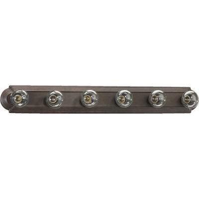 Quorum Lighting 6 - Light Vanity in  Toasted Sienna