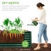 Best Choice Products 8x2x2ft Outdoor Metal Raised Garden Bed, Planter Box for Vegetables, Flowers, Herbs - 3 of 4