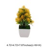 Unique Bargains Artificial Plants Square Pot Pine Tree Plastic 4.72"x4.72"x7.87" 1 Pcs - 3 of 4
