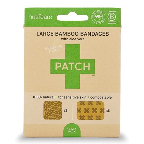 Patch Adhesive Bandages, Rayon From Bamboo, 10 Count, 1 Pack : Target