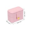 Unique Bargains Romantic Engagement Wedding Ring Box Jewelry Storage - 2 of 4