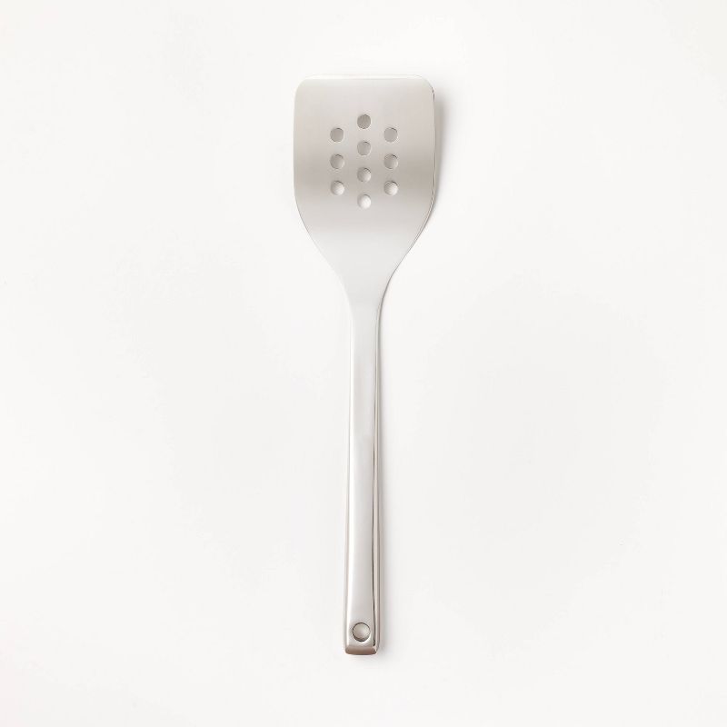 Stainless Steel Slotted Turner Silver - Figmint&#8482;, 1 of 5