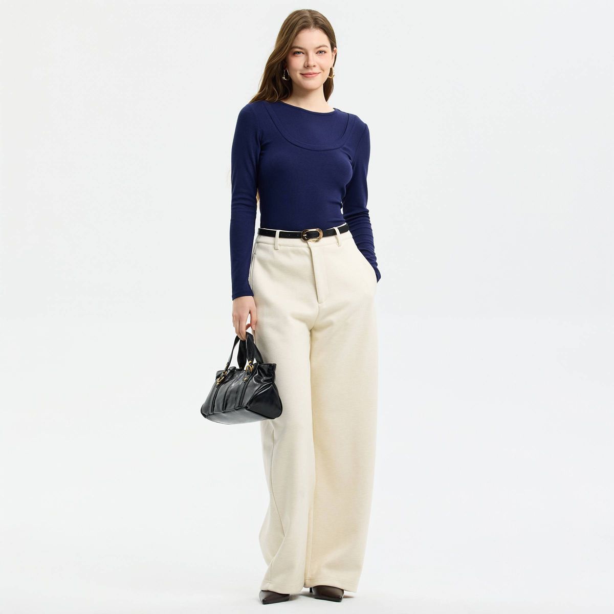 Women's Long Sleeve Knit Top - A New Day™ - thumbnail 4