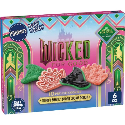 Pillsbury Wicked Sugar Cutout Cookies - 6oz/10ct