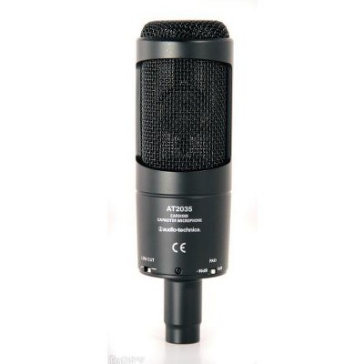 Audio-Technica AT2035 Large Diaphragm Studio Condenser Microphone