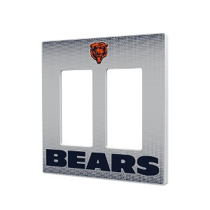 NFL NFC Teams Linen Hidden-Screw Light Switch Plate for Double Rocker - 1 of 4