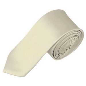 Men's Solid Color Skinny 2 Inch Wide And 57 Inch Long Neckties - 1 of 4