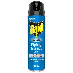 Raid Flying Insect Killer Outdoor Fresh Scent Aerosol - 18oz