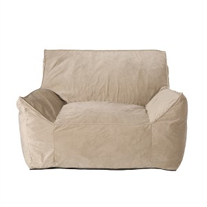 XINGHANZHENXUAN Bean Bag Chair with Armrests, Machine-Washable & Ultra-Plush Foam Filled - 1 of 4