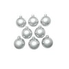 Northlight Shiny Glass Christmas Ball Ornaments - 3.25" (80mm) - Silver - 8ct - 3 of 4