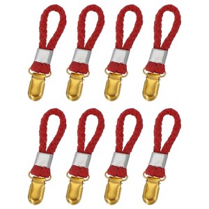 Unique Bargains Cotton Loop Metal Clothing Towel Storage Clips 3.5" - 1 of 4