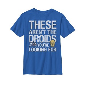 Boy's Star Wars Not Droids Looking For T-Shirt - 1 of 4