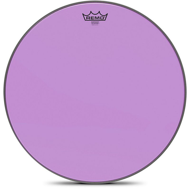 Remo Emperor Colortone Purple Drum Head, 1 of 5