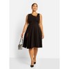 Rebdolls Women's Juliette Assymetrical Skater Midi Dress - 3 of 4