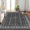 Vintage Bohemian Area Rug for Living Room – Low Pile, Non-Slip, Stain-Resistant, Ideal for Bedroom, Dining Room, Home, Office - 3 of 4