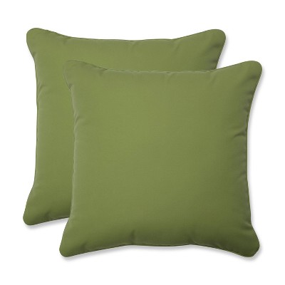 18.5" 2pk Colefax Pesto Throw Pillows Green - Pillow Perfect